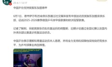 开云体育:樊振东加盟德甲年薪多少钱？球队经理回应樊振东德甲联赛待遇